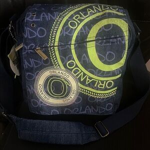 Robin Ruth Blue and Green Women's Messenger Bag